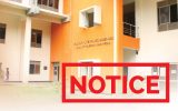 NOTICE to All the Students of the Faculty of Applied Sciences, USJ