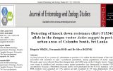 Detecting of knock down resistance (Kdr) F1534C allele in the dengue vector Aedes aegyptiin peri-urban areas of Colombo South, Sri Lanka