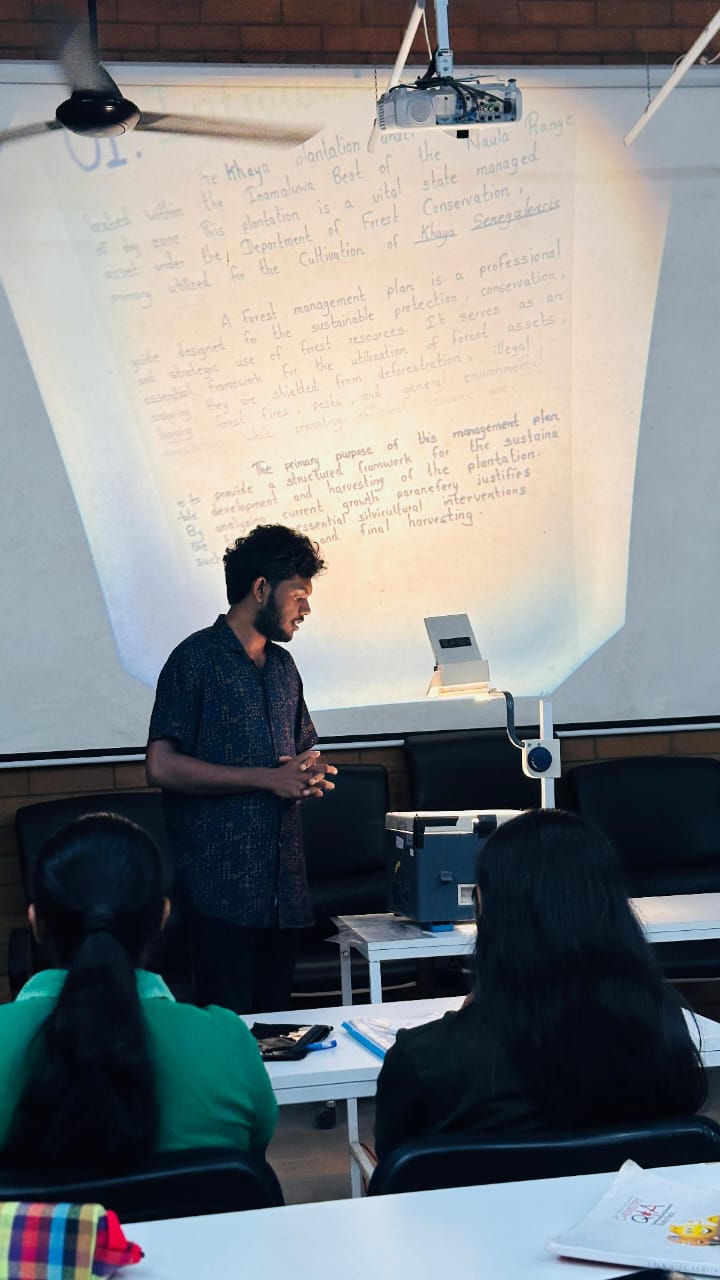 Forest Management – 3rd Year Field Visit – Department of Forestry and ...