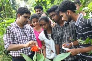 Botany studentd staff