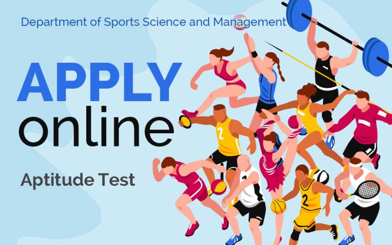 Apply Online for the Aptitude Test in Sports Sciences & Management for ...